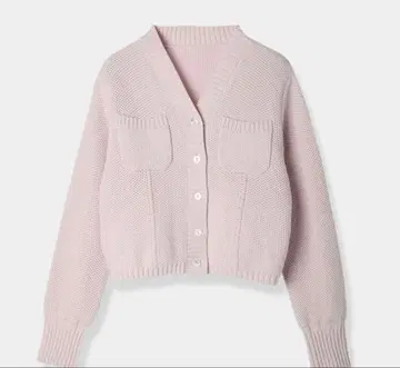 L'AUBE BLANC Basket Knit Cardigan Mauve