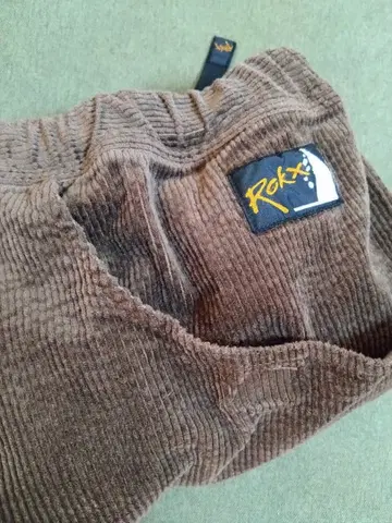 ROKX 코듀로이 팬츠 브라운 L