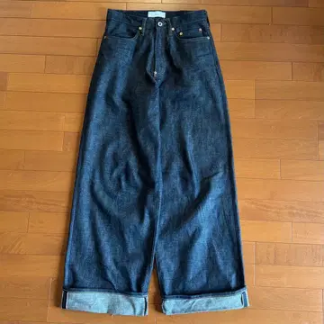 Sugarhill 모던 데님 트라우저 와이드 컷