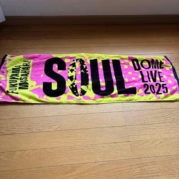 후쿠야마 마사히로 SOUL DOME LIVE 2025 타월