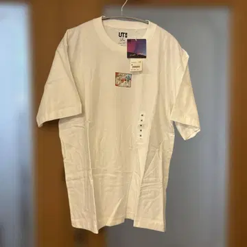 새상품 유니클로 요네즈켄시 REISSUE RECORDS 화이트 T셔츠 M