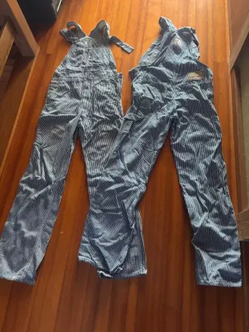 EDWIN 스트라이프 오버롤 L