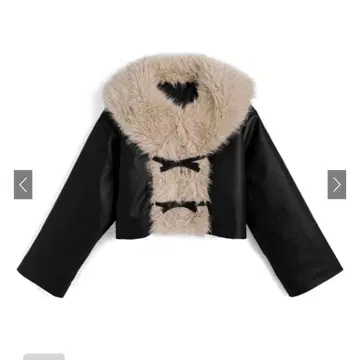 퍼 레더 리본 자켓[ze923]