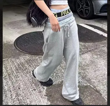 PRAYING-G 그레이 조거 팬츠