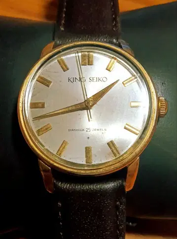 킹 세이코 퍼스트 모델 메달리스트 수동 와인딩 남성용 손목시계 작동