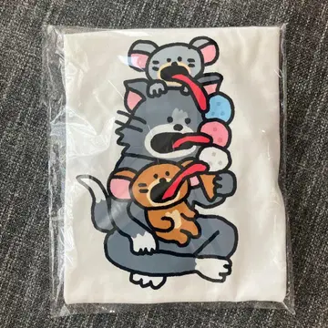 해피 복권 톰과 제리 복권 B상 콜라보레이션 티셔츠 아이스