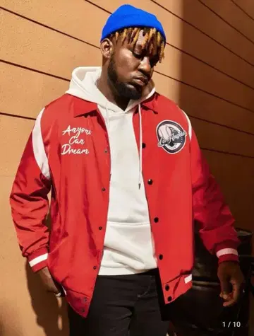 [ 완판템 ] Manfinity 후드티 없는 바시티 자켓