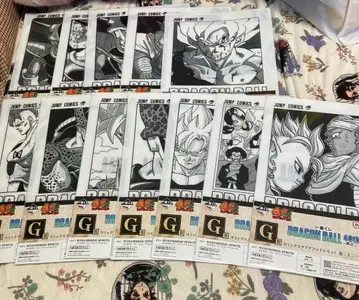 드래곤볼 제일복권 코믹스 클리어 파일 12종 세트