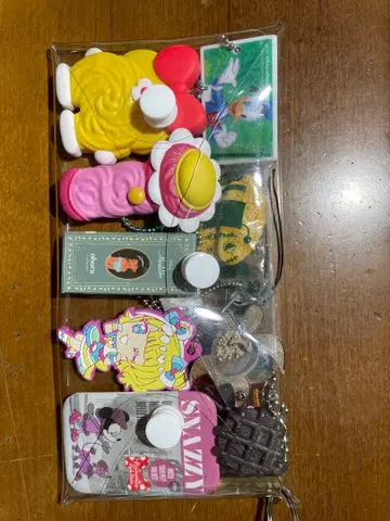 캐릭터 키체인 스트랩 세트 9개