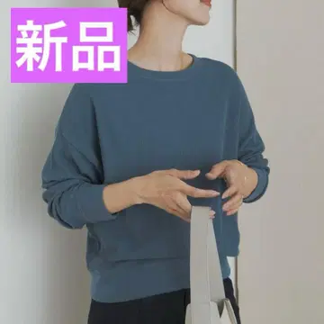 새상품 URBAN RESEARCH DOORS 롱 슬리브 T셔츠 블루