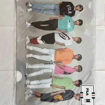 BTS FILA 클리어 파일 세트
