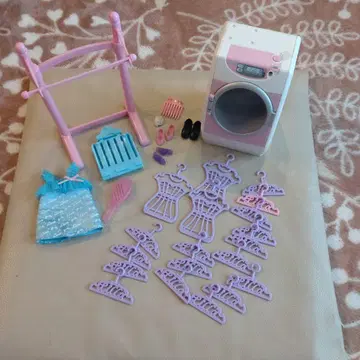 리카짱 드레스 신발 헤어 잡화 세탁기 세트