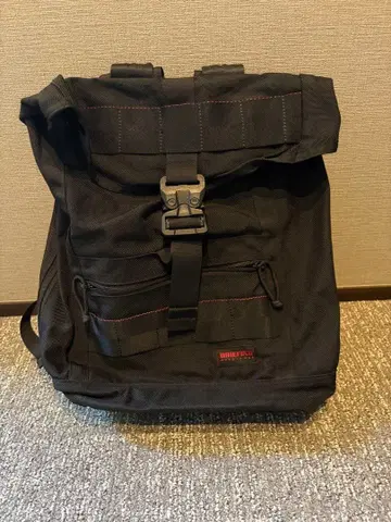 BRIEFING 블랙 백팩 롤탑