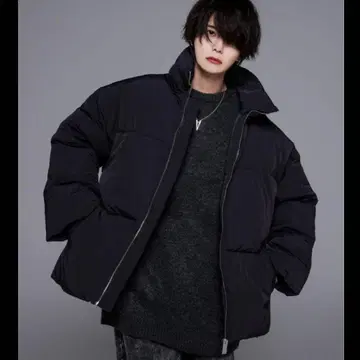 [ 새상품급 ] ADRER 다운 자켓 패딩 자켓 블랙 S 사이즈