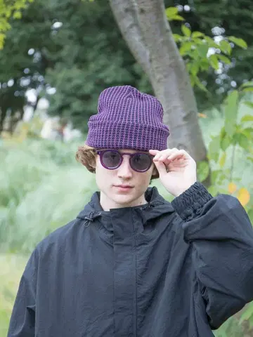 미사용 새상품 wonderland, Zigzag knit 니트 모자