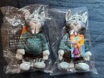 주토피아2 볼체인 마스코트 파우버트 봉제 인형 2개 미개봉 새상품