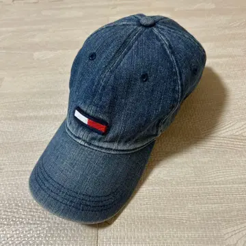 타미힐피거 타미진스 데님 캡 블루