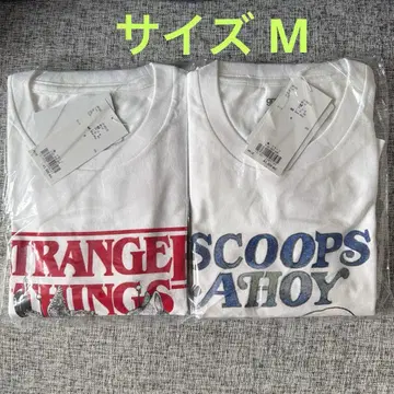 그라니프 x 히구치 유코 기묘한 이야기 콜라보 T셔츠 (M) 2종 세트