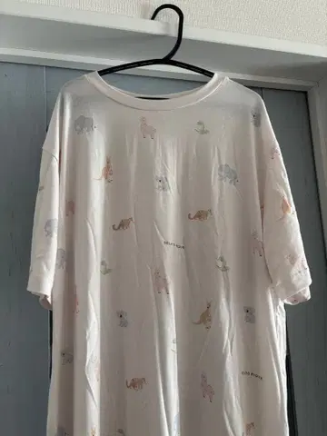 젤라또피케 동물 패턴 반팔 룸웨어