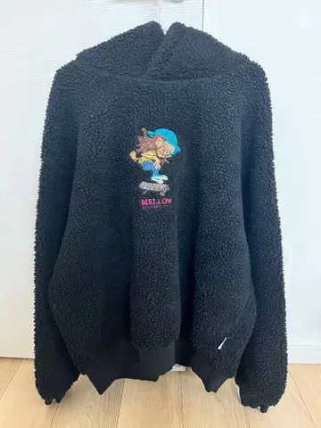 mellow 멜로우 후드티 보아 자켓