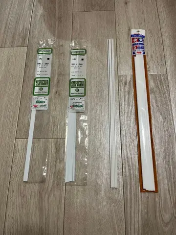 모형 플라스틱 봉 각봉