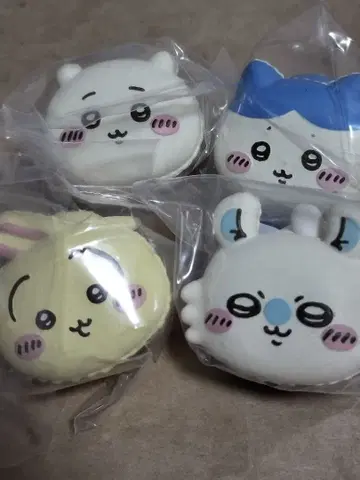 치이카와 마카롱 캐릭터 마카롱 캡슐 토이 4종 컴플리트