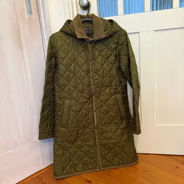 LAVENHAM 라벤햄 퀼팅 자켓 후드 롱 코트