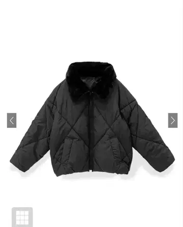 GRL 퍼 다운 자켓