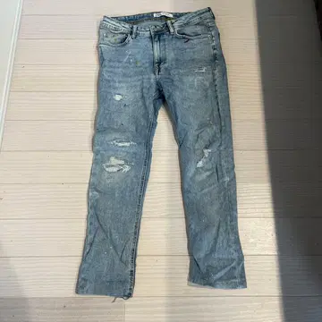 ZARA 데미지 데님 USA31