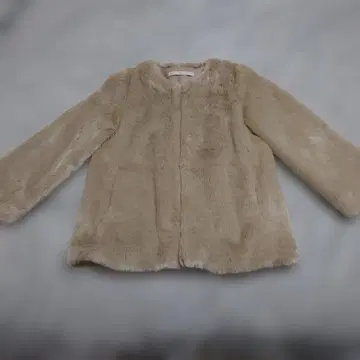 Khaju 베이지 보아 자켓