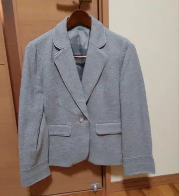 그레이 테일러드 자켓 리브