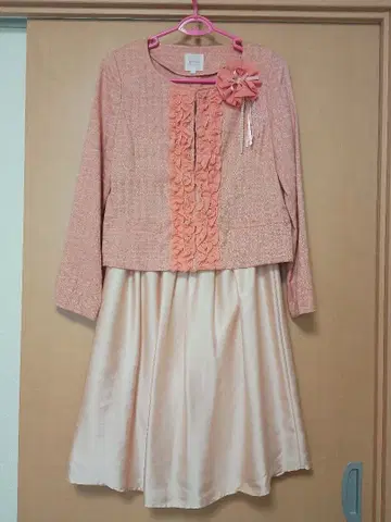 핑크 프릴 부착 셋업 (스커트 2종류)