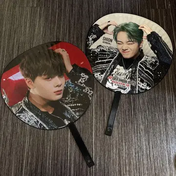 츠루보 시온 부채 2종 세트