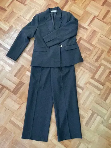 팬츠 수트 상하의