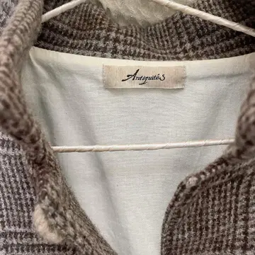 [새상품급] ichi antiquites 이치 앤티크 체크 코트