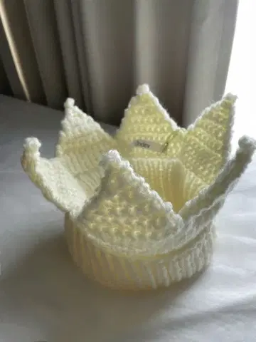 [ 미사용 새상품 ] Ondev 크라운 니트 모자 헤드 액세서리