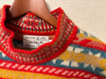 [인버아란] 페어아일 패턴 셰틀랜드 스웨터 샤기독 3