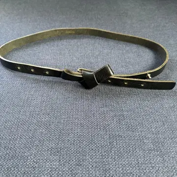 zucca 블랙 가죽 벨트