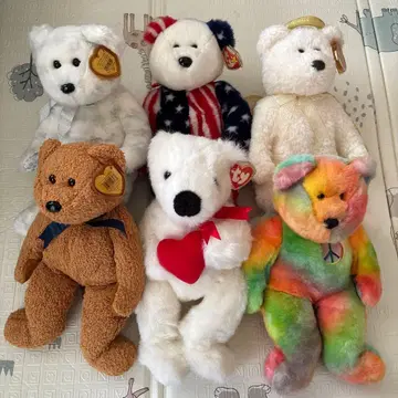 [ 미사용/당일 발송 ] Ty 비니 베이비 곰 6체