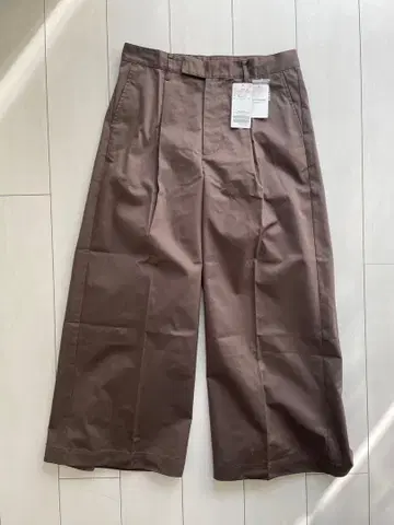 브라운 와이드 팬츠 L 사이즈