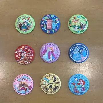 디즈니 자수 캔뱃지 9개 세트