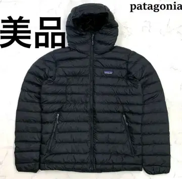 새상품급 레어 patagonia 다운 스웨터 후디 블랙 S 남성용