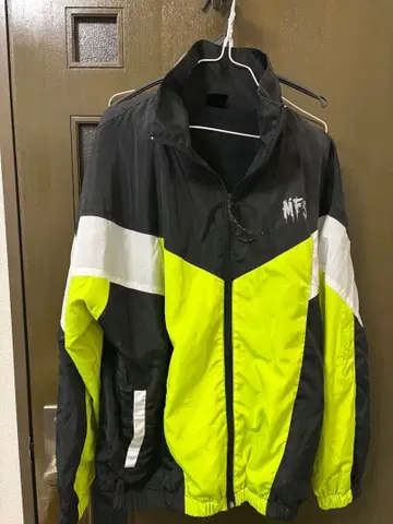 MY FIRST STORY 나일론 자켓 블랙 옐로우 그린