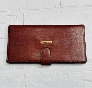 BRANDIO 장지갑 천연 가죽 브라운 새상품급 브라운 빈티지 지갑