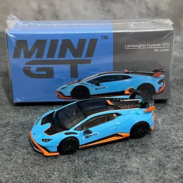 MINI GT 람보르기니 우라칸 STO Blu Laufey 중고품