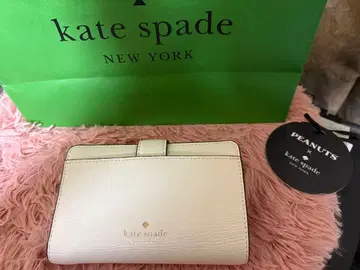 kate spade 접이식 지갑 화이트