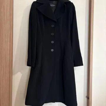 Emporio Armani 블랙 롱 코트