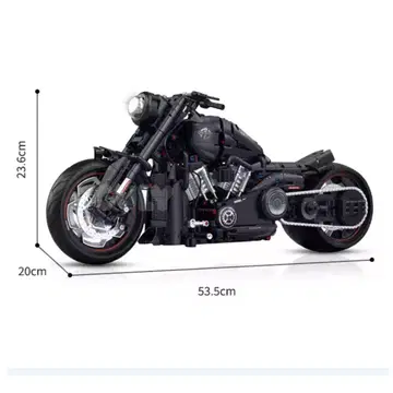 하자품 슈퍼 레이싱 바이크 2000ps 레고 호환성 1:5 스케일