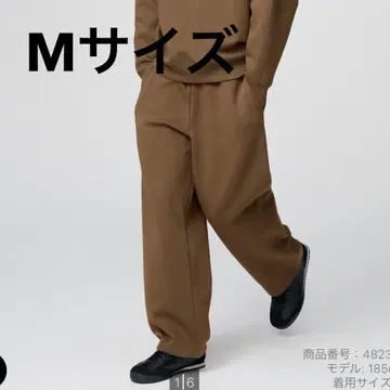 맨투맨 와이드 팬츠 M 사이즈