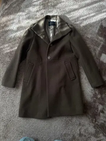 Urban Research 카키 브라운 코트